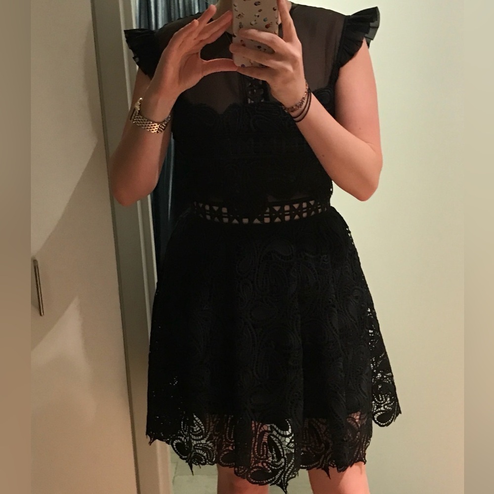 Karina Grimaldi Cocktail Dress in Black M